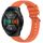 Per Huawei Watch GT 2E Cinturino in silicone con trama a strisce da 22 mm (arancione) Per Huawei Watch GT 2E Cinturino in silicone con trama a strisce da 22 mm (arancione)