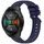 Per Huawei Watch GT 2E Cinturino in silicone con trama a strisce da 22 mm (blu notte) Per Huawei Watch GT 2E Cinturino in silicone con trama a strisce da 22 mm (blu notte)
