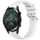 Per Huawei GT2 46mm Stripe Texture 22mm Cinturino in silicone (bianco)