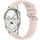 Per Huawei Watch GT 5 46mm Cinturino in silicone con trama a strisce da 22mm (rosa) Per Huawei Watch GT 5 46mm Cinturino in silicone con trama a strisce da 22mm (rosa)