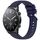 Per Xiaomi MI Watch S1 Stripe Texture 22mm Cinturino in silicone (blu notte) Per Xiaomi MI Watch S1 Stripe Texture 22mm Cinturino in silicone (blu notte)