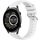 Per Xiaomi Haylou RT2 LS10 Stripe Texture 22mm Cinturino in silicone (bianco) Per Xiaomi Haylou RT2 LS10 Stripe Texture 22mm Cinturino in silicone (bianco)