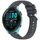 Per Garmin Forerunner 265 Stripe Texture 22mm Cinturino in silicone (grigio scuro) Per Garmin Forerunner 265 Stripe Texture 22mm Cinturino in silicone (grigio scuro)