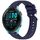Per Garmin Forerunner 265 Stripe Texture 22mm Cinturino in silicone (blu notte) Per Garmin Forerunner 265 Stripe Texture 22mm Cinturino in silicone (blu notte)