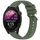 Per Garmin Forerunner 255 Music Stripe Texture cinturino in silicone da 22 mm (verde scuro) Per Garmin Forerunner 255 Music Stripe Texture cinturino in silicone da 22 mm (verde scuro)