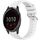Per Garmin Vivoactive 4 Cinturino in silicone con texture a strisce da 22 mm (bianco) Per Garmin Vivoactive 4 Cinturino in silicone con texture a strisce da 22 mm (bianco)