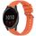 Per Garmin Vivoactive 4 Cinturino in silicone con texture a strisce da 22 mm (arancione) Per Garmin Vivoactive 4 Cinturino in silicone con texture a strisce da 22 mm (arancione)