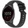 Per Garmin Vivoactive 4 Cinturino in silicone con texture a strisce da 22 mm (nero)