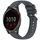 Per Garmin Vivoactive 4 Stripe Texture 22mm cinturino in silicone (grigio scuro) Per Garmin Vivoactive 4 Stripe Texture 22mm cinturino in silicone (grigio scuro)