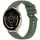 Per Garmin Venu 3S Stripe Texture 18mm cinturino in silicone (verde scuro) Per Garmin Venu 3S Stripe Texture 18mm cinturino in silicone (verde scuro)