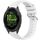 Per Garmin Forerunner 265S Stripe Texture 18mm Cinturino in silicone (bianco) Per Garmin Forerunner 265S Stripe Texture 18mm Cinturino in silicone (bianco)