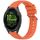 Per Garmin Forerunner 265S Stripe Texture 18mm Cinturino in silicone (arancione) Per Garmin Forerunner 265S Stripe Texture 18mm Cinturino in silicone (arancione)