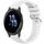 Per Garmin Venu 2S Stripe Texture cinturino in silicone da 18 mm (bianco)