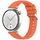 Per Huawei Watch GT 5 41mm Cinturino in silicone con trama a strisce da 18mm (arancione) Per Huawei Watch GT 5 41mm Cinturino in silicone con trama a strisce da 18mm (arancione)