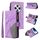 Per Redmi 14C 4G Global Dual-color 9 Card Slots Zipper Wallet Custodia per telefono in pelle (viola) Per Redmi 14C 4G Global Dual-color 9 Card Slots Zipper Wallet Custodia per telefono in pelle (viola)