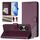 Per Ulefone Note 17 Pro Custodia per telefono in pelle con stampa a nido d'ape RFID (viola) Per Ulefone Note 17 Pro Custodia per telefono in pelle con stampa a nido d'ape RFID (viola)