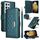 Per Samsung Galaxy S21 Ultra 5G Custodia per telefono in pelle con cerniera a tracolla e rombo (verde) Per Samsung Galaxy S21 Ultra 5G Custodia per telefono in pelle con cerniera a tracolla e rombo (verde)
