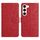 Per Samsung Galaxy S23+ 5G Custodia in pelle con motivo floreale in rilievo (rosso) Per Samsung Galaxy S23+ 5G Custodia in pelle con motivo floreale in rilievo (rosso)