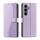 Per Samsung Galaxy S23 FE 5G Voltage Custodia per telefono in pelle ultra sottile a pois (viola) Per Samsung Galaxy S23 FE 5G Voltage Custodia per telefono in pelle ultra sottile a pois (viola)
