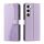 Per Samsung Galaxy S23 5G Voltage Custodia per telefono in pelle ultra sottile a pois (viola) Per Samsung Galaxy S23 5G Voltage Custodia per telefono in pelle ultra sottile a pois (viola)