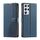 Per Samsung Galaxy S21 Ultra 5G Voltage Custodia per telefono in pelle ultrasottile a pois (blu) Per Samsung Galaxy S21 Ultra 5G Voltage Custodia per telefono in pelle ultrasottile a pois (blu)