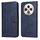 Per OPPO Reno12 F 4G Custodia per telefono in pelle con texture di vitello classica (blu) Per OPPO Reno12 F 4G Custodia per telefono in pelle con texture di vitello classica (blu)