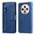 Per OPPO Reno12 F 4G Custodia per telefono in pelle con cerniera e texture di vitello alla moda (blu) Per OPPO Reno12 F 4G Custodia per telefono in pelle con cerniera e texture di vitello alla moda (blu)