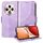 Per OPPO Reno12 F 4G Custodia per telefono in pelle con motivo a rombi e stelle in rilievo (viola) Per OPPO Reno12 F 4G Custodia per telefono in pelle con motivo a rombi e stelle in rilievo (viola)