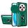 Per OPPO Reno12 F 5G Custodia per telefono con schermo scorrevole globale in TPU+PC con slot per schede (verde scuro) Per OPPO Reno12 F 5G Custodia per telefono con schermo scorrevole globale in TPU+PC con slot per schede (verde scuro)