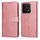Per Xiaomi 14T Custodia per telefono in pelle con texture di vitello classica (oro rosa) Per Xiaomi 14T Custodia per telefono in pelle con texture di vitello classica (oro rosa)