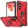 Per Samsung Galaxy S24+ 5G Custodia per telefono con supporto ad anello (rosso) Per Samsung Galaxy S24+ 5G Custodia per telefono con supporto ad anello (rosso)
