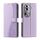 Per OPPO Reno11 Pro Global Voltage Custodia per telefono in pelle ultrasottile a pois (viola) Per OPPO Reno11 Pro Global Voltage Custodia per telefono in pelle ultrasottile a pois (viola)