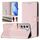 Per Samsung Galaxy S22+ 5G Custodia per telefono in pelle con stampa a nido d'ape RFID (rosa) Per Samsung Galaxy S22+ 5G Custodia per telefono in pelle con stampa a nido d'ape RFID (rosa)