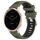 Per cinturino sportivo in silicone con fibbia in acciaio bicolore da 18 mm Garmin Active S (verde militare + nero) Per cinturino sportivo in silicone con fibbia in acciaio bicolore da 18 mm Garmin Active S (verde militare + nero)