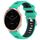 Per cinturino sportivo in silicone con fibbia in acciaio bicolore da 18 mm Garmin Active S (blu lago + nero) Per cinturino sportivo in silicone con fibbia in acciaio bicolore da 18 mm Garmin Active S (blu lago + nero)