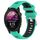 Per Garmin Forerunner 255S 18mm cinturino sportivo in silicone con fibbia in acciaio bicolore (blu lago + nero) Per Garmin Forerunner 255S 18mm cinturino sportivo in silicone con fibbia in acciaio bicolore (blu lago + nero)