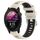 Per Garmin Forerunner 255S 18mm cinturino sportivo in silicone con fibbia in acciaio bicolore (Starlight + nero) Per Garmin Forerunner 255S 18mm cinturino sportivo in silicone con fibbia in acciaio bicolore (Starlight + nero)