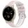Per Garmin Venu 2S 18mm Cinturino sportivo in silicone con fibbia in acciaio bicolore (rosa + bianco) Per Garmin Venu 2S 18mm Cinturino sportivo in silicone con fibbia in acciaio bicolore (rosa + bianco)
