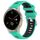 Per Garmin Venu 2S 18mm cinturino sportivo in silicone con fibbia in acciaio bicolore (blu lago + nero) Per Garmin Venu 2S 18mm cinturino sportivo in silicone con fibbia in acciaio bicolore (blu lago + nero)