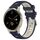Per Garmin Venu 2S 18mm cinturino sportivo in silicone con fibbia in acciaio bicolore (blu notte + luce stellare) Per Garmin Venu 2S 18mm cinturino sportivo in silicone con fibbia in acciaio bicolore (blu notte + luce stellare)