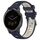 Per Garmin Vivoactive 4S 18mm Cinturino sportivo in silicone con fibbia in acciaio bicolore (blu notte + luce stellare) Per Garmin Vivoactive 4S 18mm Cinturino sportivo in silicone con fibbia in acciaio bicolore (blu notte + luce stellare)