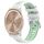 Per Garmin move Trend 20mm Cinturino sportivo in silicone con fibbia in acciaio bicolore (bianco + verde acqua) Per Garmin move Trend 20mm Cinturino sportivo in silicone con fibbia in acciaio bicolore (bianco + verde acqua)
