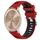 Per Garmin move Trend 20mm Cinturino sportivo in silicone con fibbia in acciaio bicolore (rosso + nero) Per Garmin move Trend 20mm Cinturino sportivo in silicone con fibbia in acciaio bicolore (rosso + nero)