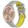 Per Garmin move Trend 20mm Cinturino sportivo in silicone con fibbia in acciaio bicolore (grigio + giallo) Per Garmin move Trend 20mm Cinturino sportivo in silicone con fibbia in acciaio bicolore (grigio + giallo)