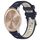 Per Garmin move Trend 20mm Cinturino sportivo in silicone con fibbia in acciaio bicolore (blu notte + luce stellare) Per Garmin move Trend 20mm Cinturino sportivo in silicone con fibbia in acciaio bicolore (blu notte + luce stellare)