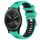 Per Garmin Vivomove Sport 20mm Cinturino sportivo in silicone con fibbia in acciaio bicolore (lago blu + nero) Per Garmin Vivomove Sport 20mm Cinturino sportivo in silicone con fibbia in acciaio bicolore (lago blu + nero)
