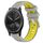 Per Garmin Vivomove Sport 20mm Cinturino sportivo in silicone con fibbia in acciaio bicolore (grigio + giallo) Per Garmin Vivomove Sport 20mm Cinturino sportivo in silicone con fibbia in acciaio bicolore (grigio + giallo)