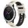 Per Garmin Vivoactive3 20mm cinturino sportivo in silicone con fibbia in acciaio bicolore (Starlight + nero) Per Garmin Vivoactive3 20mm cinturino sportivo in silicone con fibbia in acciaio bicolore (Starlight + nero)