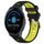 Per Garmin Vivoactive3 Music 20mm Cinturino sportivo in silicone con fibbia in acciaio bicolore (nero + verde lime) Per Garmin Vivoactive3 Music 20mm Cinturino sportivo in silicone con fibbia in acciaio bicolore (nero + verde lime)
