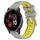 Per Garmin Venu 2 Plus 20mm Cinturino sportivo in silicone con fibbia in acciaio bicolore (grigio + giallo) Per Garmin Venu 2 Plus 20mm Cinturino sportivo in silicone con fibbia in acciaio bicolore (grigio + giallo)